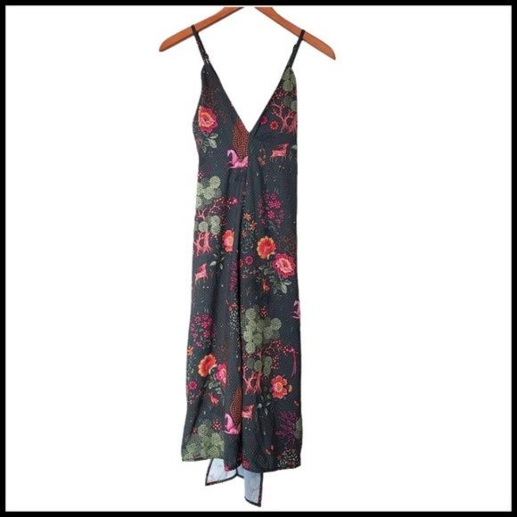 Puma X Liberty Green Gables Pattern‎ Block Midi Dress Size M NWT - Picture 2 of 11